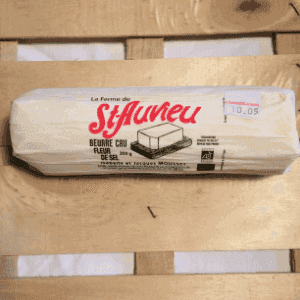 BEURRE cru fleur de sel - 250 g -